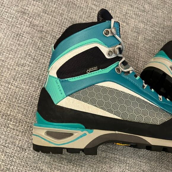 EUC La Sportiva Trango Tower GTX Womens 7.5 Mountaineering Boots GoreTex Emerald - Picture 13 of 16